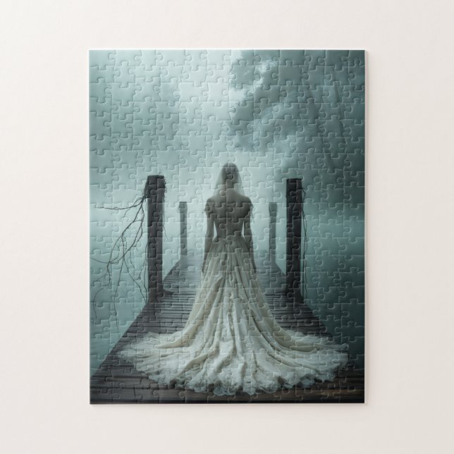 Ghost Bride by Haunted Lake  Jigsaw Puzzle (Vertical)
