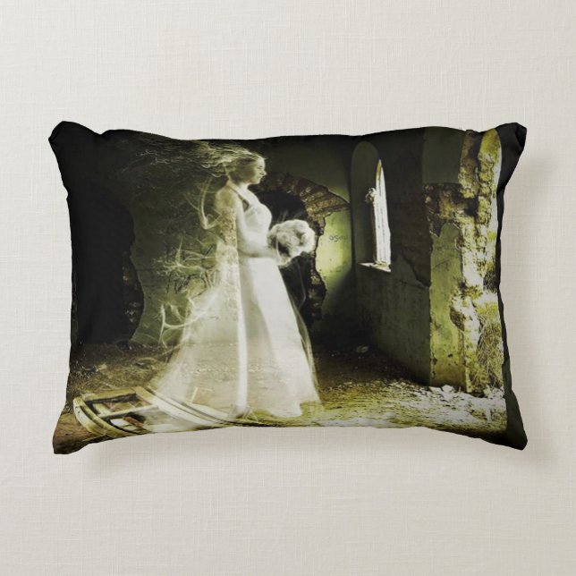 Ghost Bride Decorative Pillow (Front)