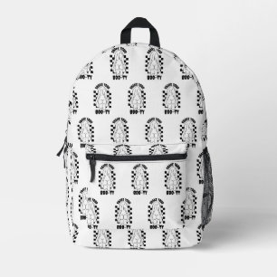 Ghost Butt Design – "Shake Your Boo-ty" Printed Backpack