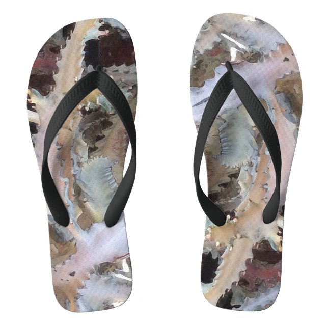 Ghost Cactus Flip Flops (Footbed)