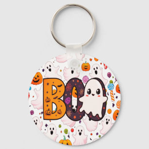 Ghost Candy Halloween Cute to Spooky Sweet Keychain