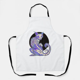 Ghost Cat and Mouse Apron