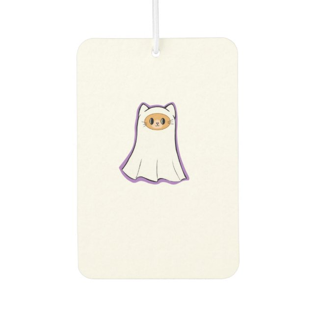 ghost cat Classic T-Shirt_3 Air Freshener (Front)