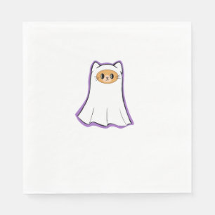 ghost cat Classic T-Shirt_3 Napkin