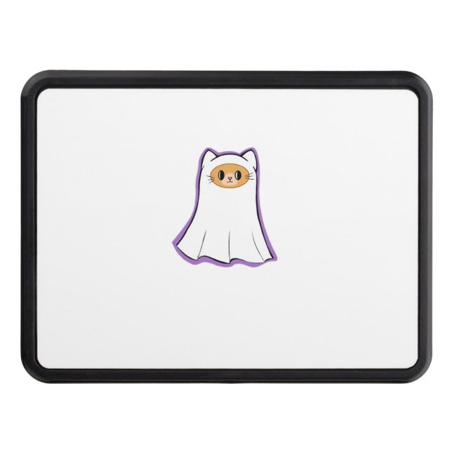 ghost cat Classic T-Shirt_3 Trailer Hitch Cover (Front)