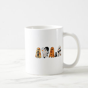 Ghost Cat Halloween Ghost Black Cat Spooky Season Coffee Mug