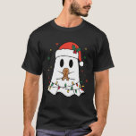 Ghost Christmas Santa Gingerbread Spooky Holiday T-Shirt<br><div class="desc">Ghost Christmas Santa Gingerbread Spooky Holiday</div>