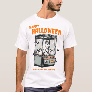 Ghost Claw Game Happy Halloween  T-Shirt