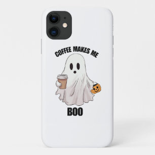 Ghost Coffee Halloween Funny iPhone 11 Case
