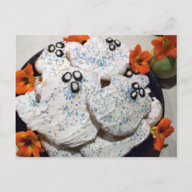 Ghost Cookies Postcard (Front)