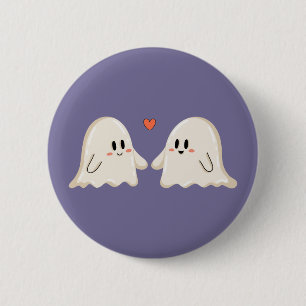 Ghost Couple in Love 2 Inch Round Button