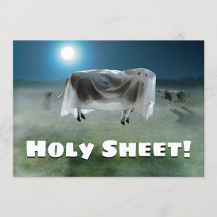Ghost Cow Invitation
