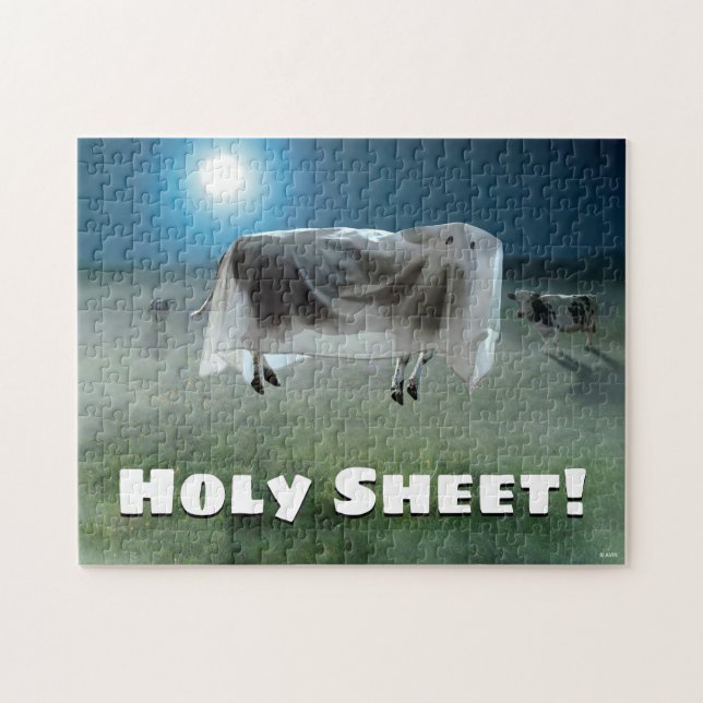Ghost Cow Jigsaw Puzzle (Horizontal)
