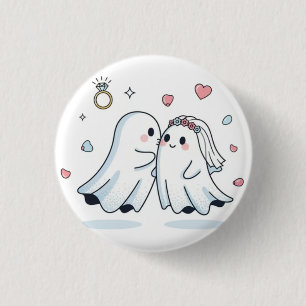 Ghost Cute Love Patch — Romantic Pin Button 2026