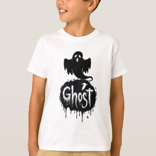 Ghost – Dark Horror Dripping Text Art T-Shirt