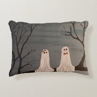Ghost datenight accent pillow