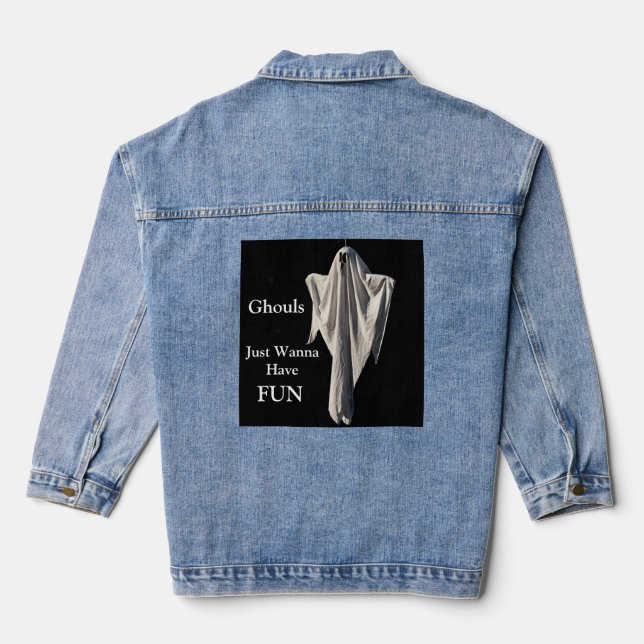 Ghost Denim Jacket (Back)