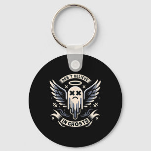 Ghost Design Cute Ghost Halloween Spooky Season Keychain