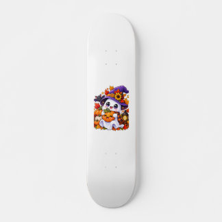 Ghost Dog Pumpkin Fall Shirt Skateboard