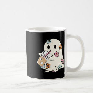 Ghost Drinking Coffee Funny Halloween Costume Coff Mug