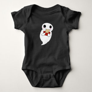 Ghost Eating Ramen Baby Top