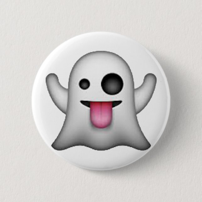 Ghost - Emoji 2 Inch Round Button (Front)