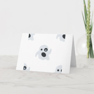 ghost emoji card