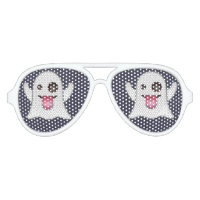 Ghost emoji halloween party shades