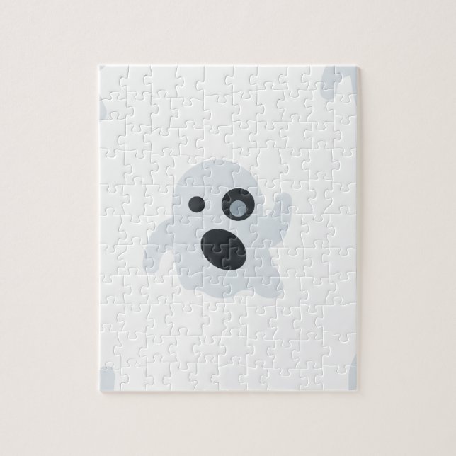 ghost emoji jigsaw puzzle (Vertical)