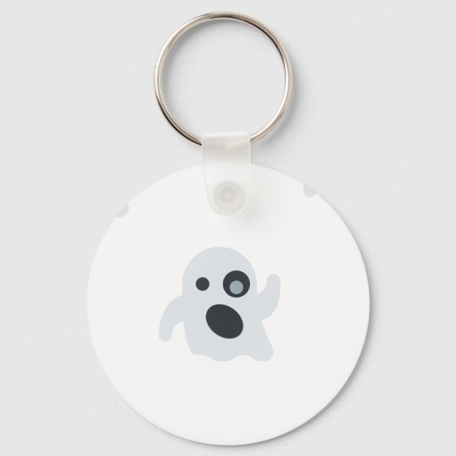 ghost emoji keychain (Front)