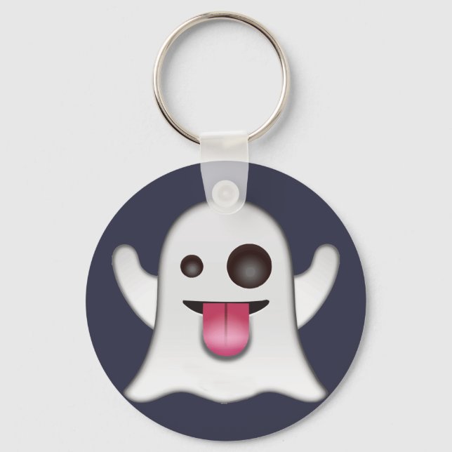 ghost_emoji keychain (Front)