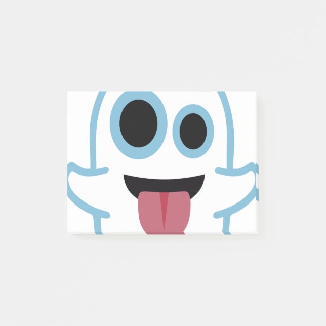 Ghost Emoji Post-it Notes (Front)