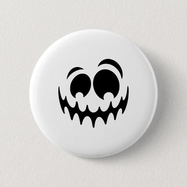 Ghost Face Costume Halloween Pretend I'm A Ghost F 2 Inch Round Button (Front)