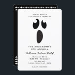 Ghost Face Halloween Party Trick or Treat Party Invitation<br><div class="desc">Customize for your event.</div>