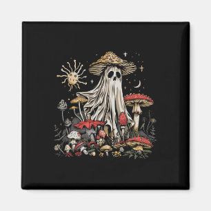 Ghost Fairycore Retro Halloween Gothic Mushroom Gh Magnet
