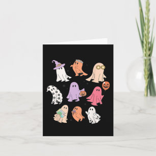 Ghost Friends Halloween AAC SLP Squad Speech Langu Card