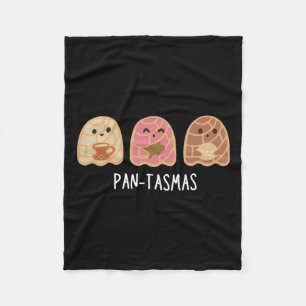 Ghost Funny Spooky Conchas Mexican Ghost 1  Fleece Blanket