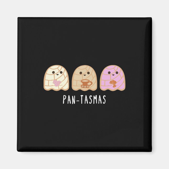 Ghost Funny Spooky Conchas Mexican Ghost  Magnet (Front)