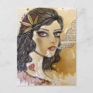 Ghost Girl Postcard