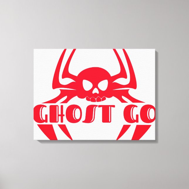 Ghost Go Spooky Season Canvas Print (Front)