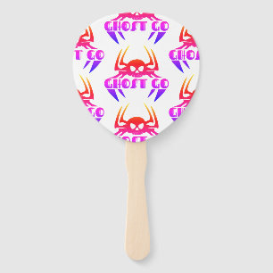 Ghost Go Spooky Season Hand Fan