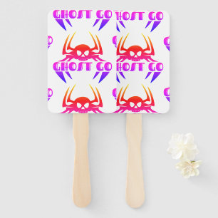 Ghost Go Spooky Season Hand Fan