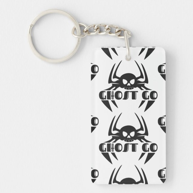Ghost Go Spooky Season Keychain (Front)