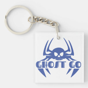 Ghost Go Spooky Season Keychain
