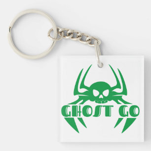 Ghost Go Spooky Season Keychain
