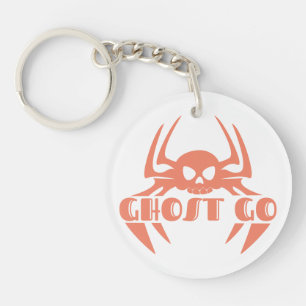 Ghost Go Spooky Season Keychain