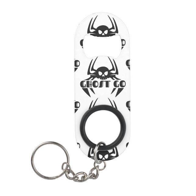Ghost Go Spooky Season Keychain Bottle Opener (Front)