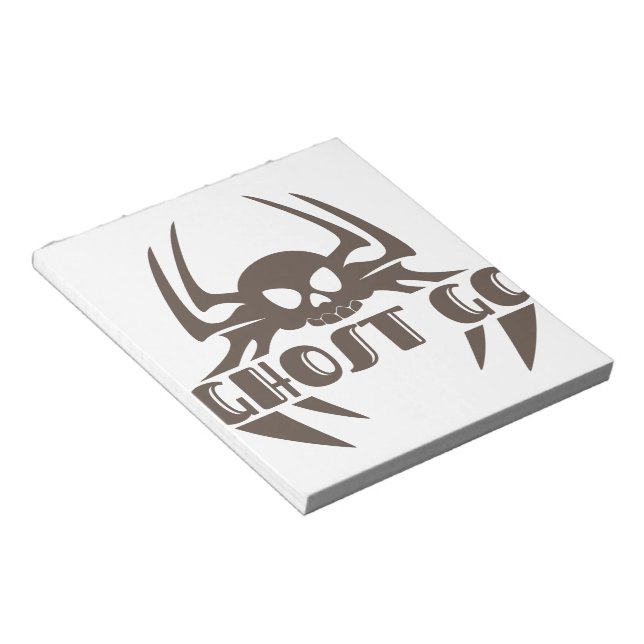 Ghost Go Spooky Season Notepad (Angled)