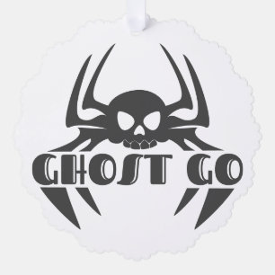 Ghost Go Spooky Season Ornament Card