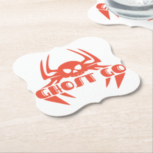 Ghost Go Spooky Season Paper Coaster